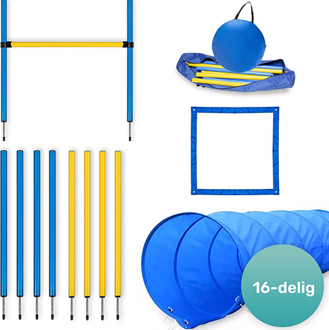 LITTLE BIG BIRD Agility voor de hond - 16 delig